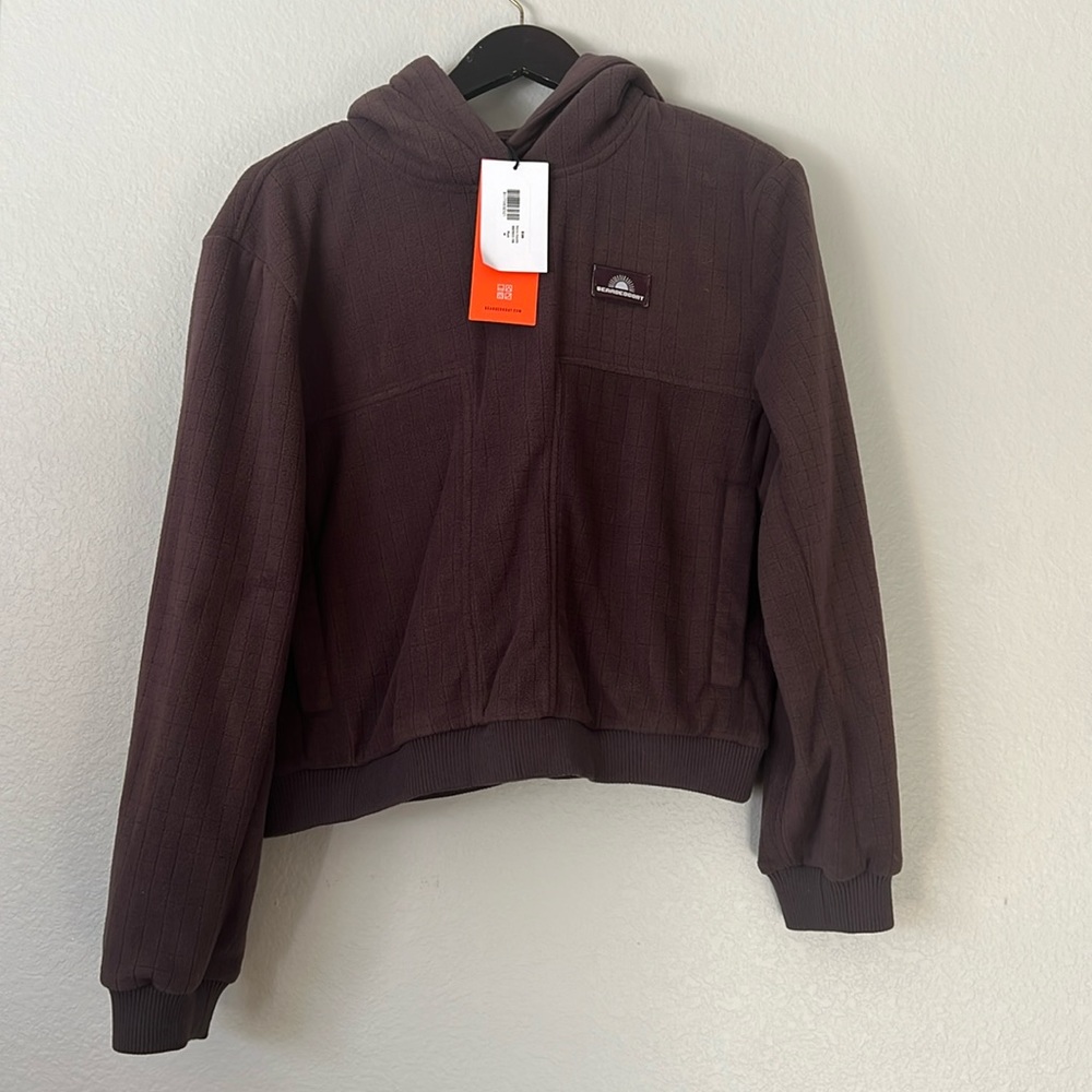 Bearded Goat: Sierra Hoodie : size Medium: Color: Plum: new with tag